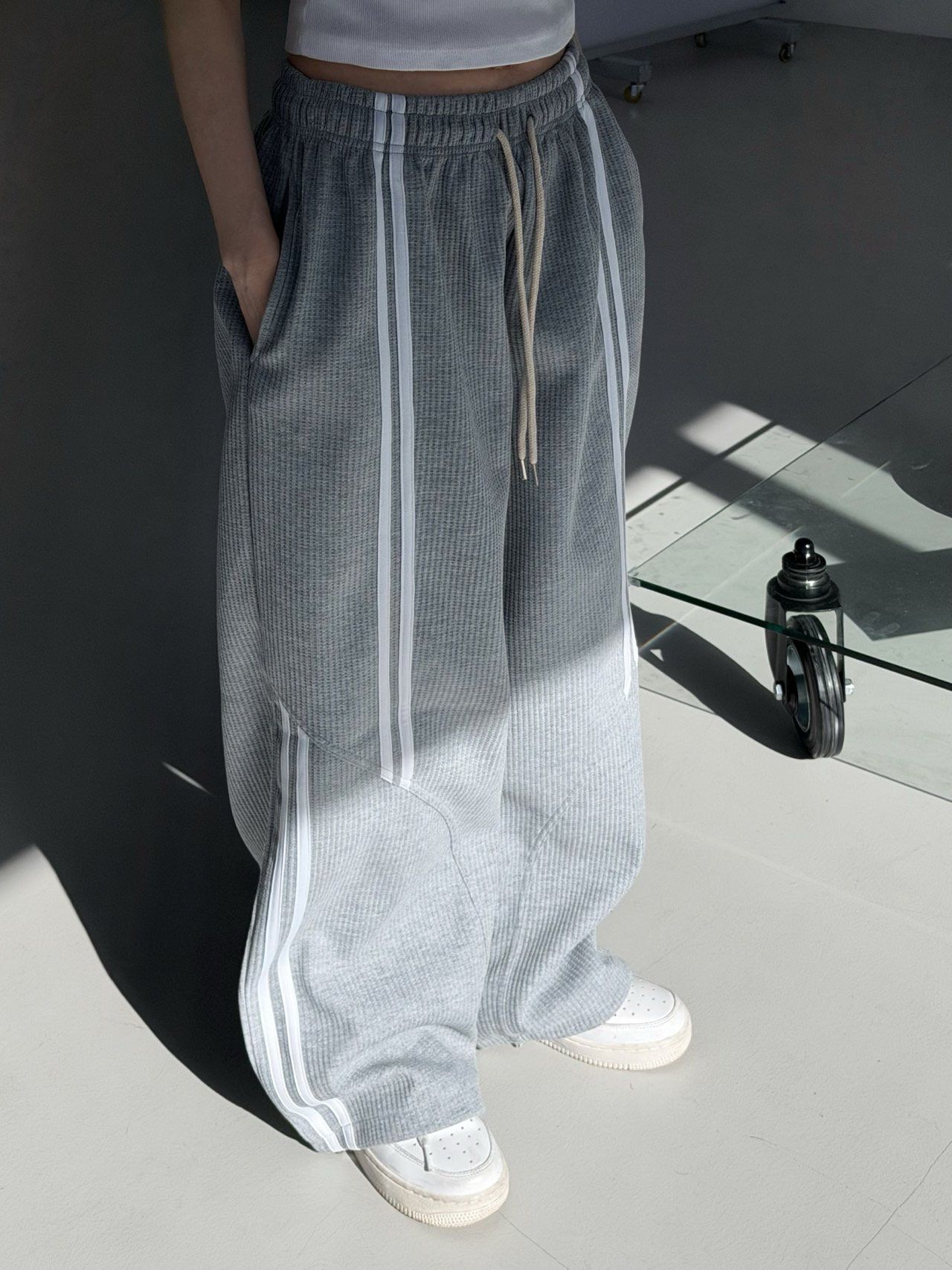 雙間可束腳運動褲 P3266