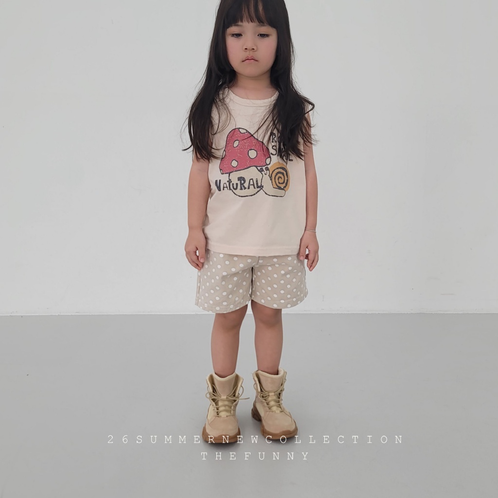 正韓夏thefunny 蘑菇蝸牛背心