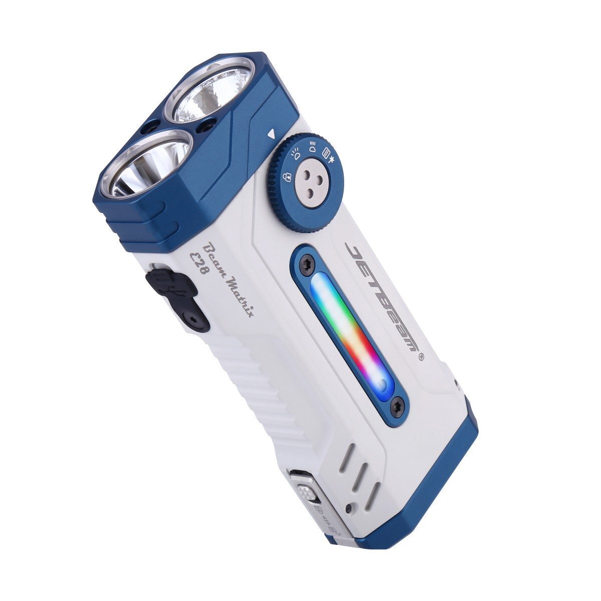JETBeam E28 3300lm 365m RGB+UV+Green Laser Magnetic Fla