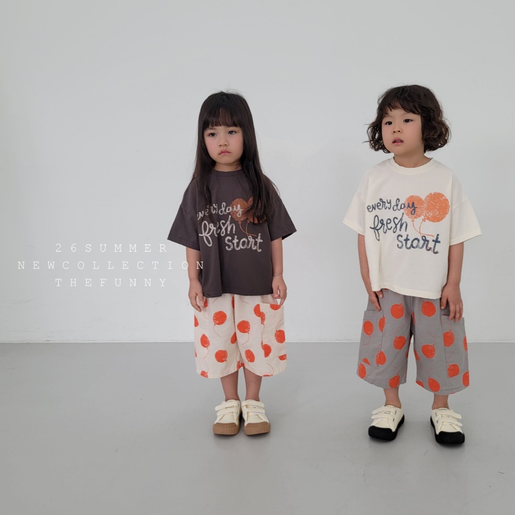 正韓夏thefunny 兩色氣球短袖上衣