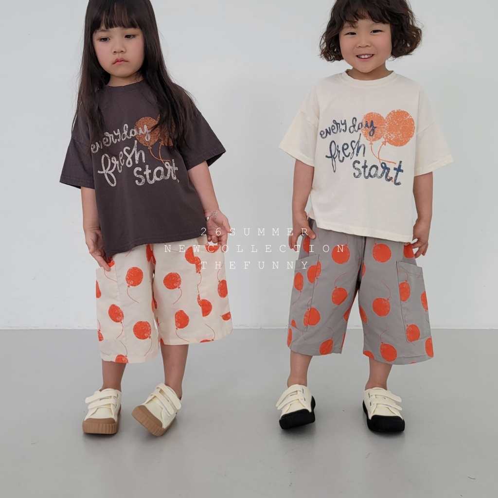 正韓夏thefunny 兩色氣球短袖上衣