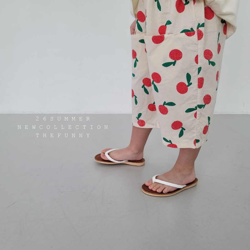 正韓夏thefunny 滿滿蘋果七分褲