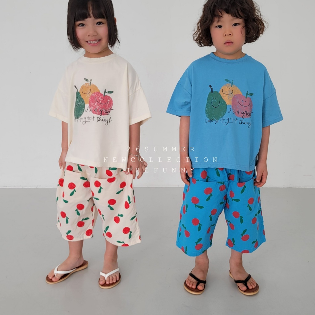 正韓夏thefunny 滿滿蘋果七分褲