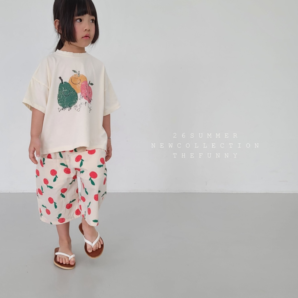 正韓夏thefunny 微笑水果短袖上衣