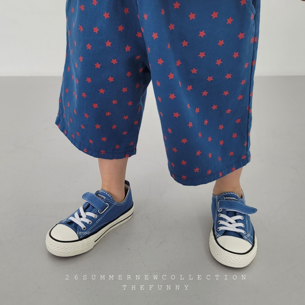 正韓夏thefunny 滿滿星星七分褲
