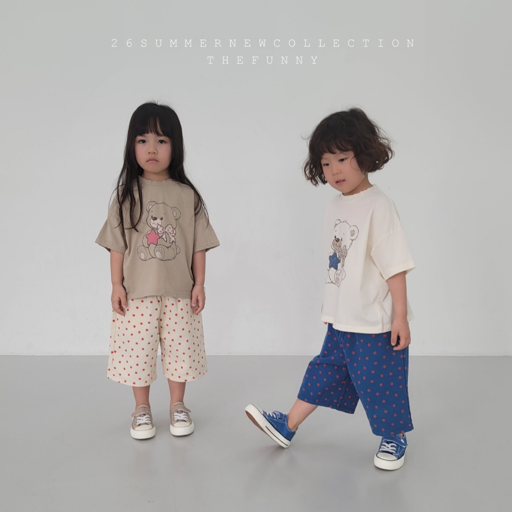 正韓夏thefunny 滿滿星星七分褲