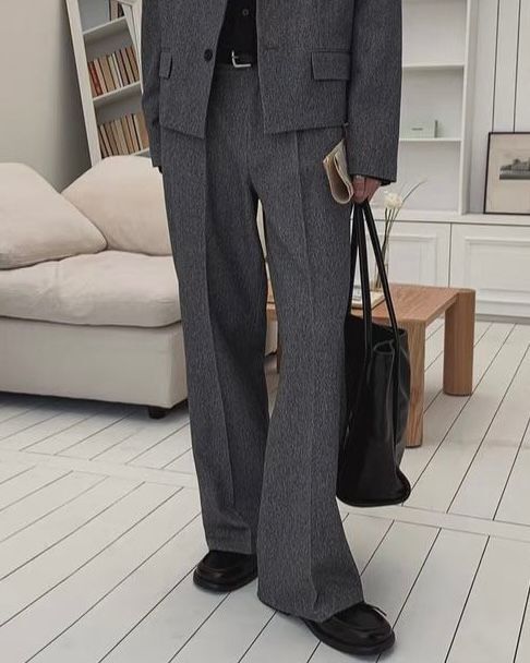 淨色鬆身西褲 C_y-127P