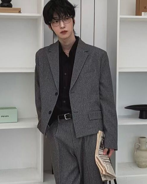 淨色西裝褸 C_y-128JK