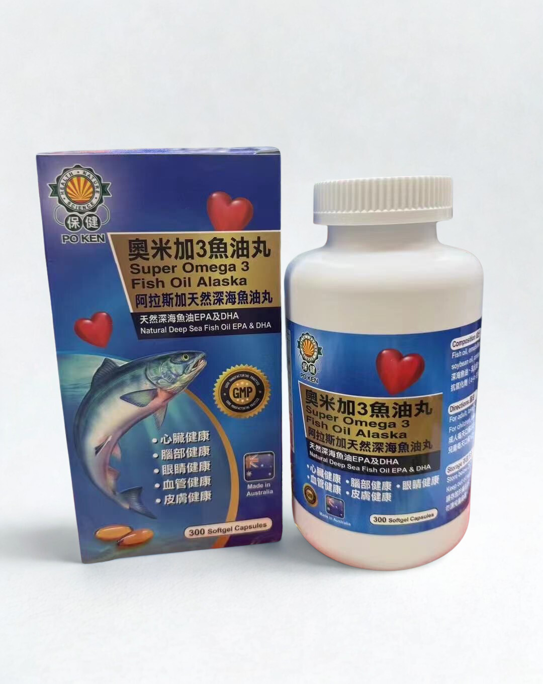 澳洲保健牌 奧米加3魚油丸 (300粒裝)