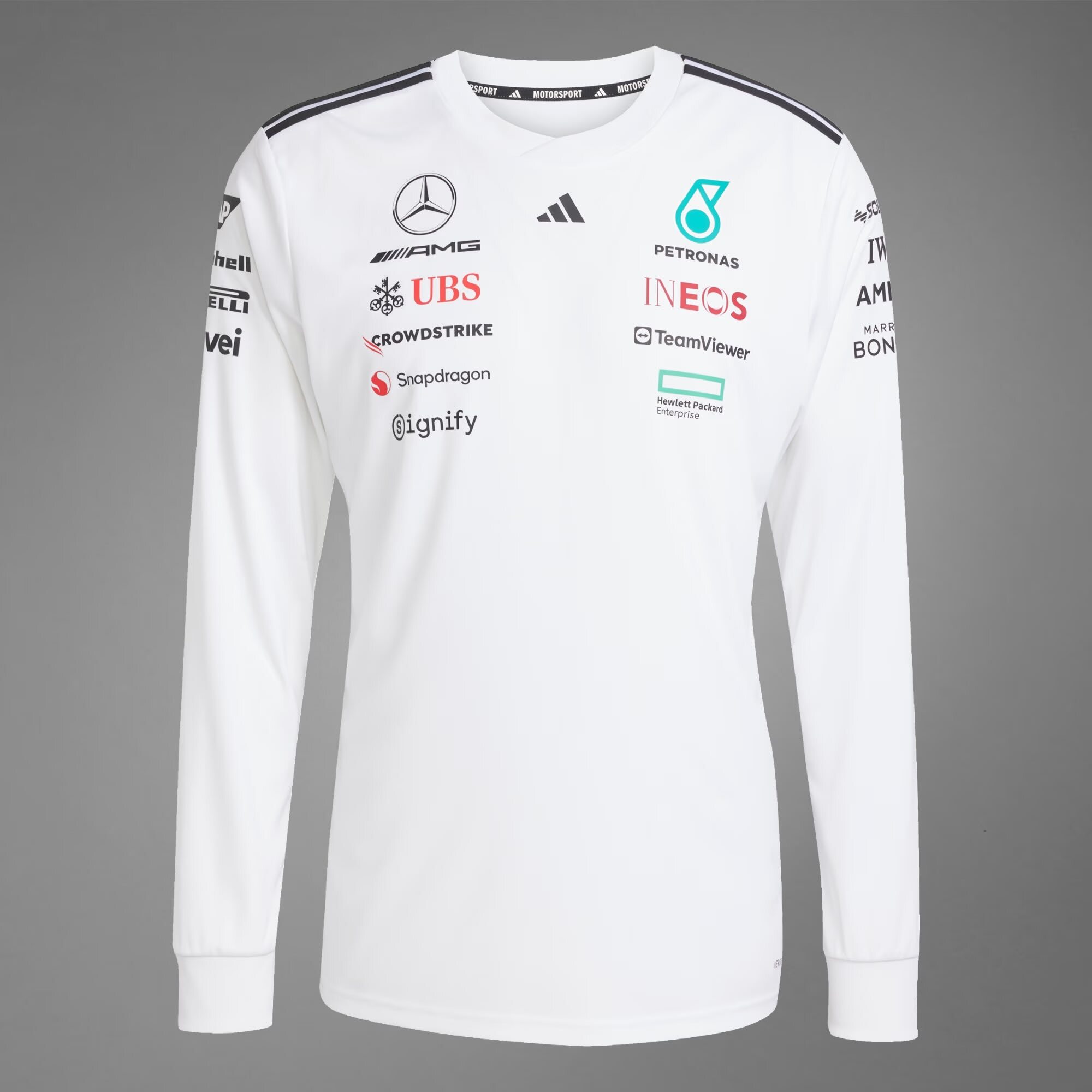 『FB社團 限時限定 』Adidas x benz 白長Ｔ