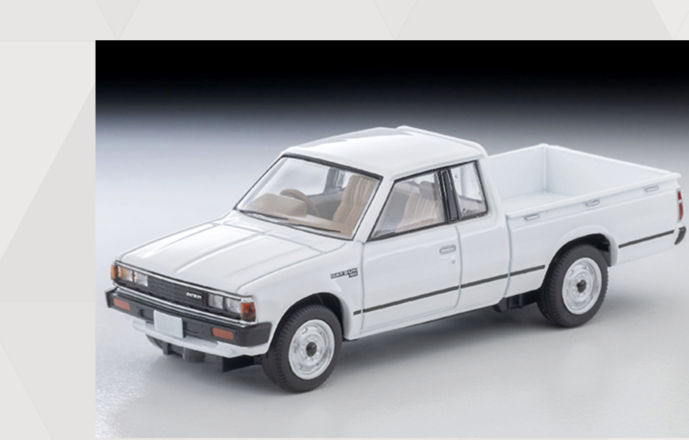 預訂 Pre Order - Tomytec LV-N373a 1983 Datsun Truck King Cab GL (White)