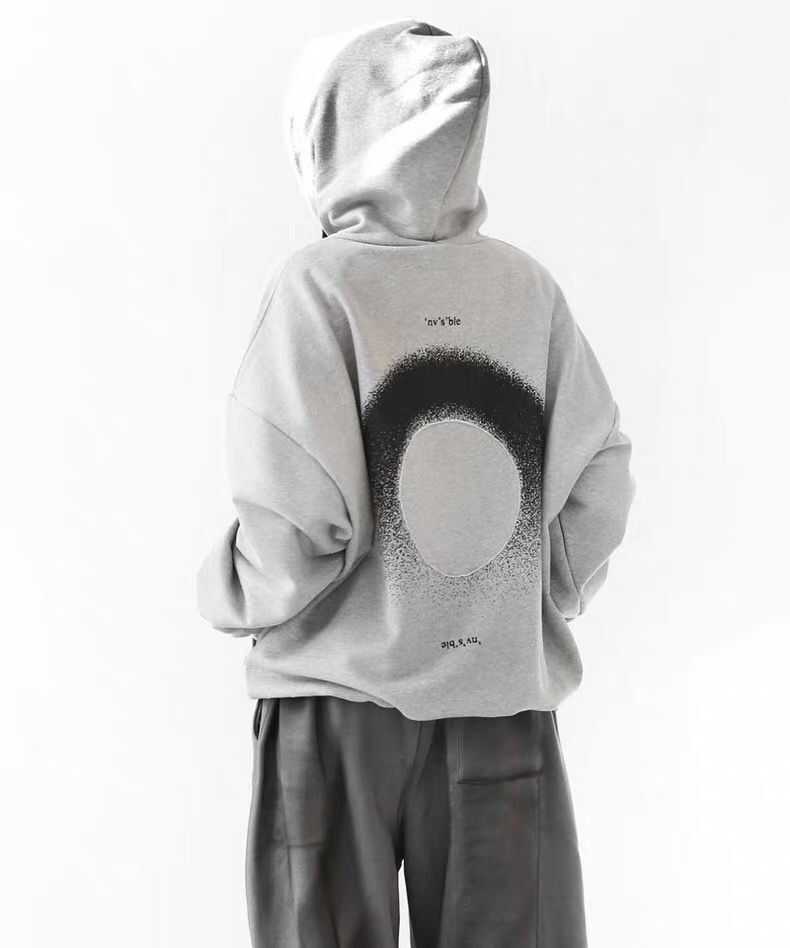 OverSize英文字圖案連帽衛衣 UNSTANDARD-135T