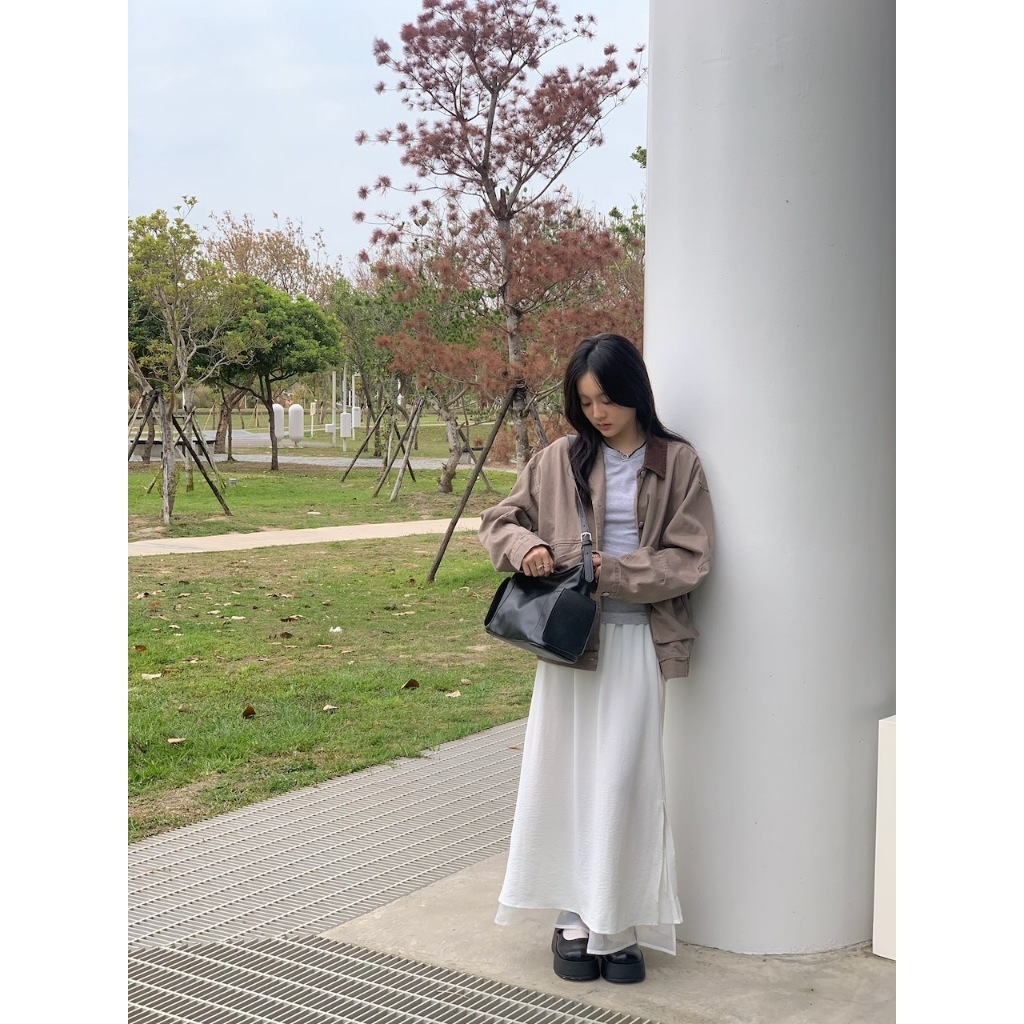 A22 巴恩風奶油摩卡外套 #6430