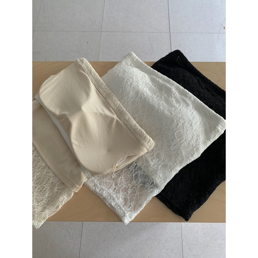 A23 附繞脖 蕾絲平口罩杯小可愛 #8502