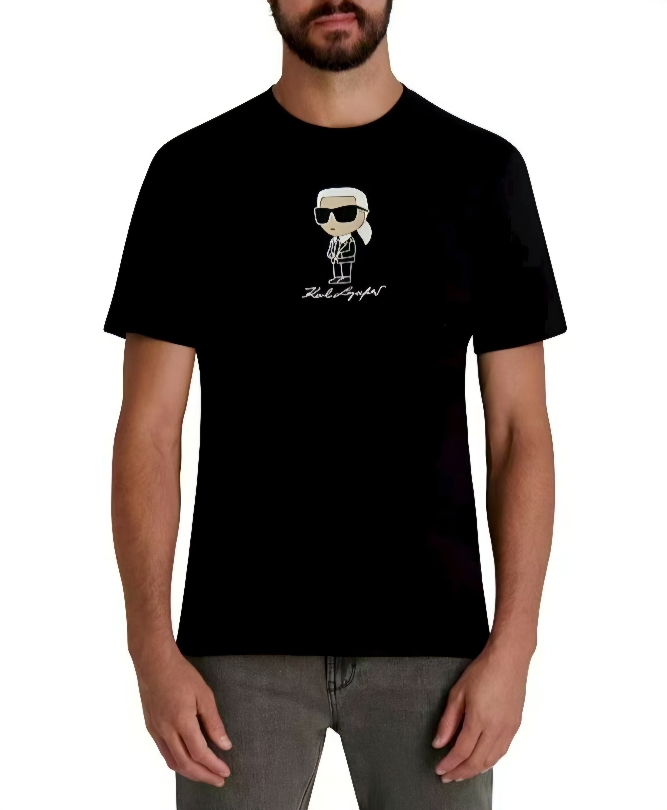 KARL 老佛爺 公仔圖案 男款 Tee #3-05