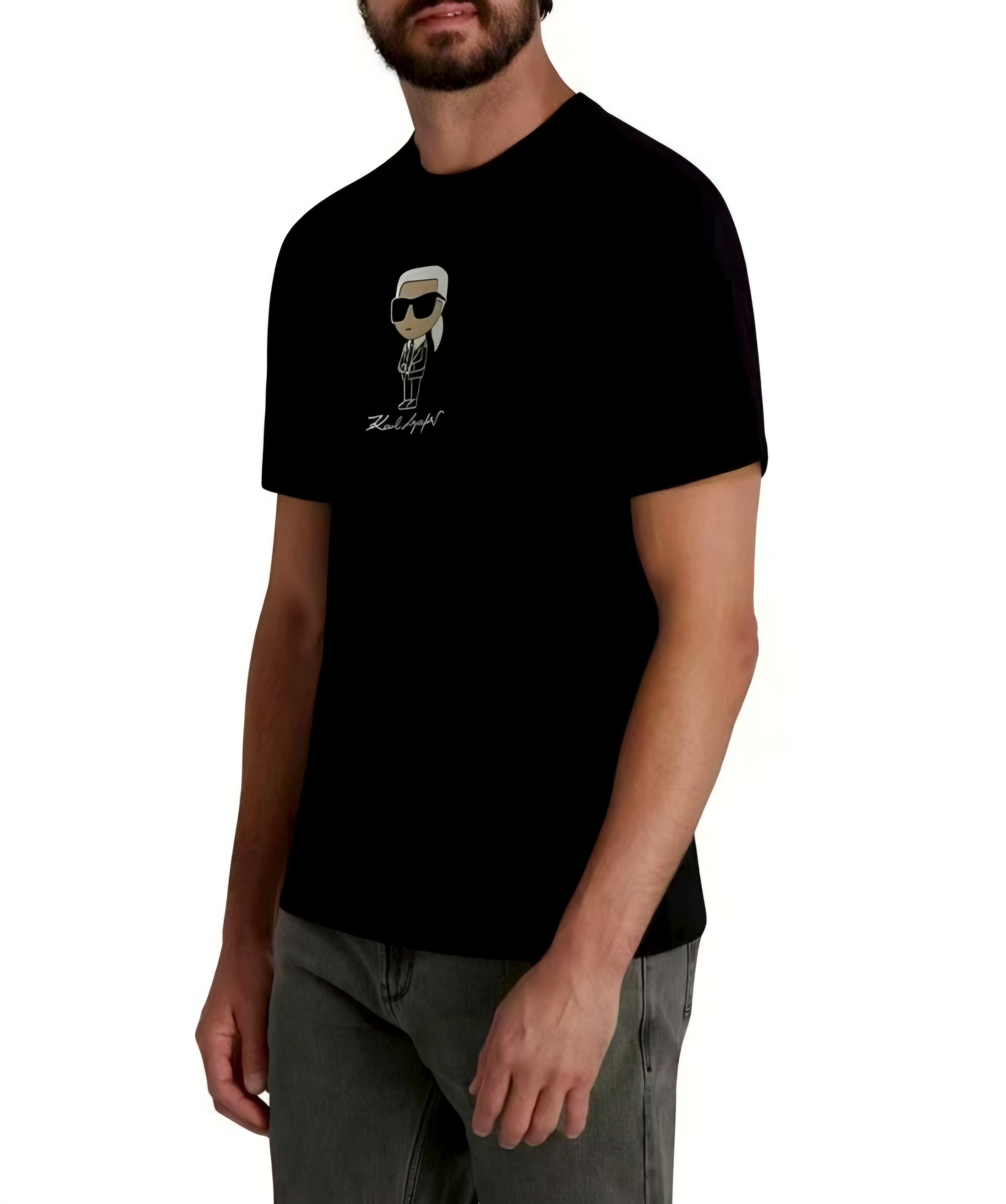 KARL 老佛爺 公仔圖案 男款 Tee #3-05