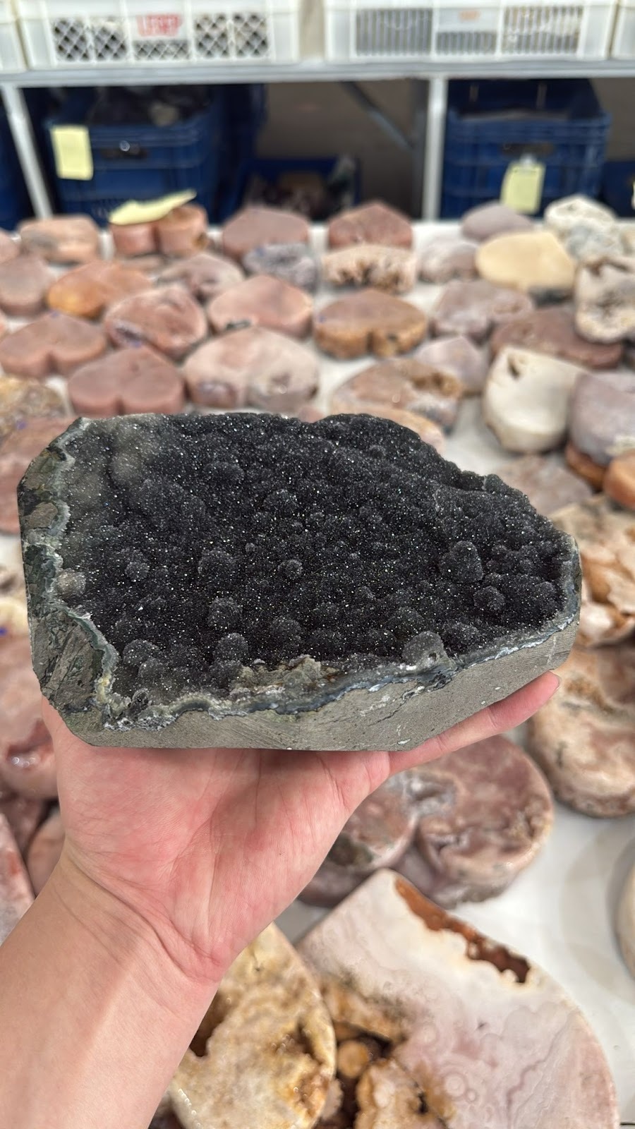 WL278 黑銀河紫水晶鎮 S級別 A278 2.89 kg