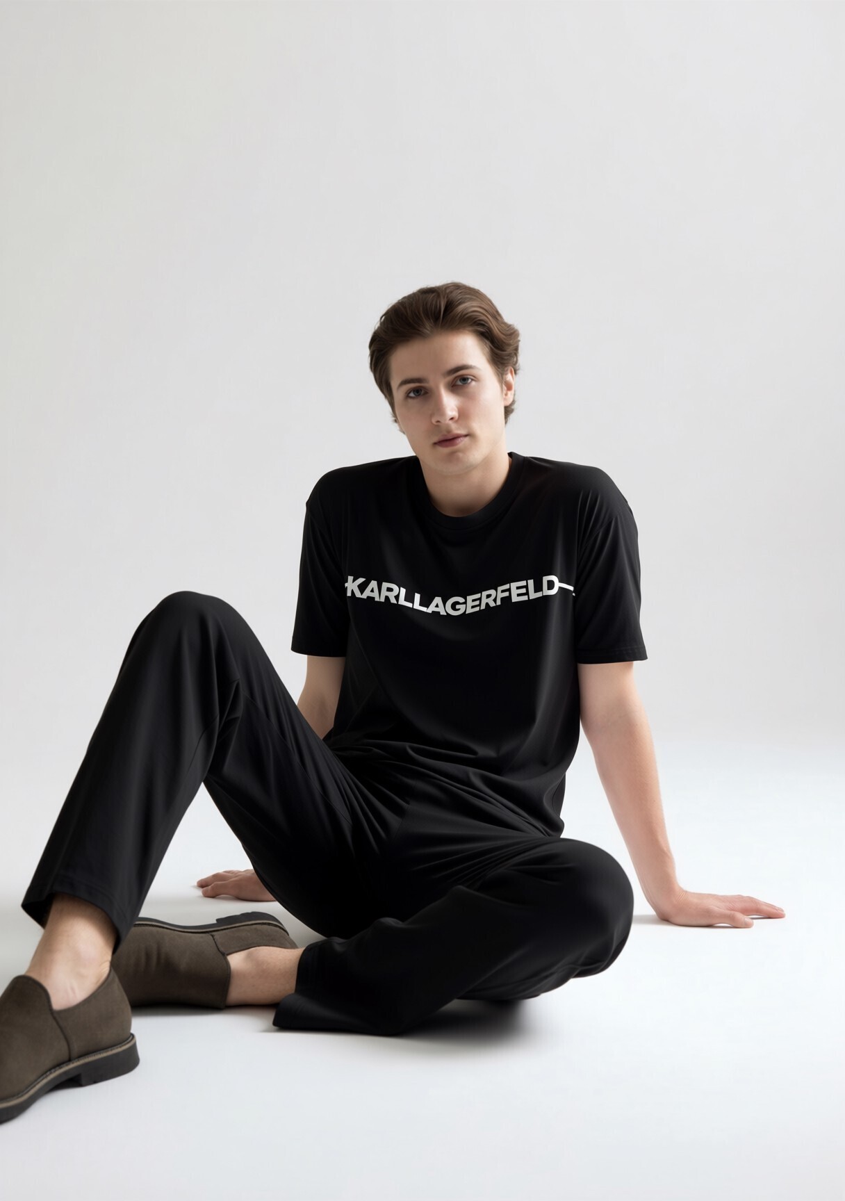 KARL 老佛爺 字母logo 男款 套裝