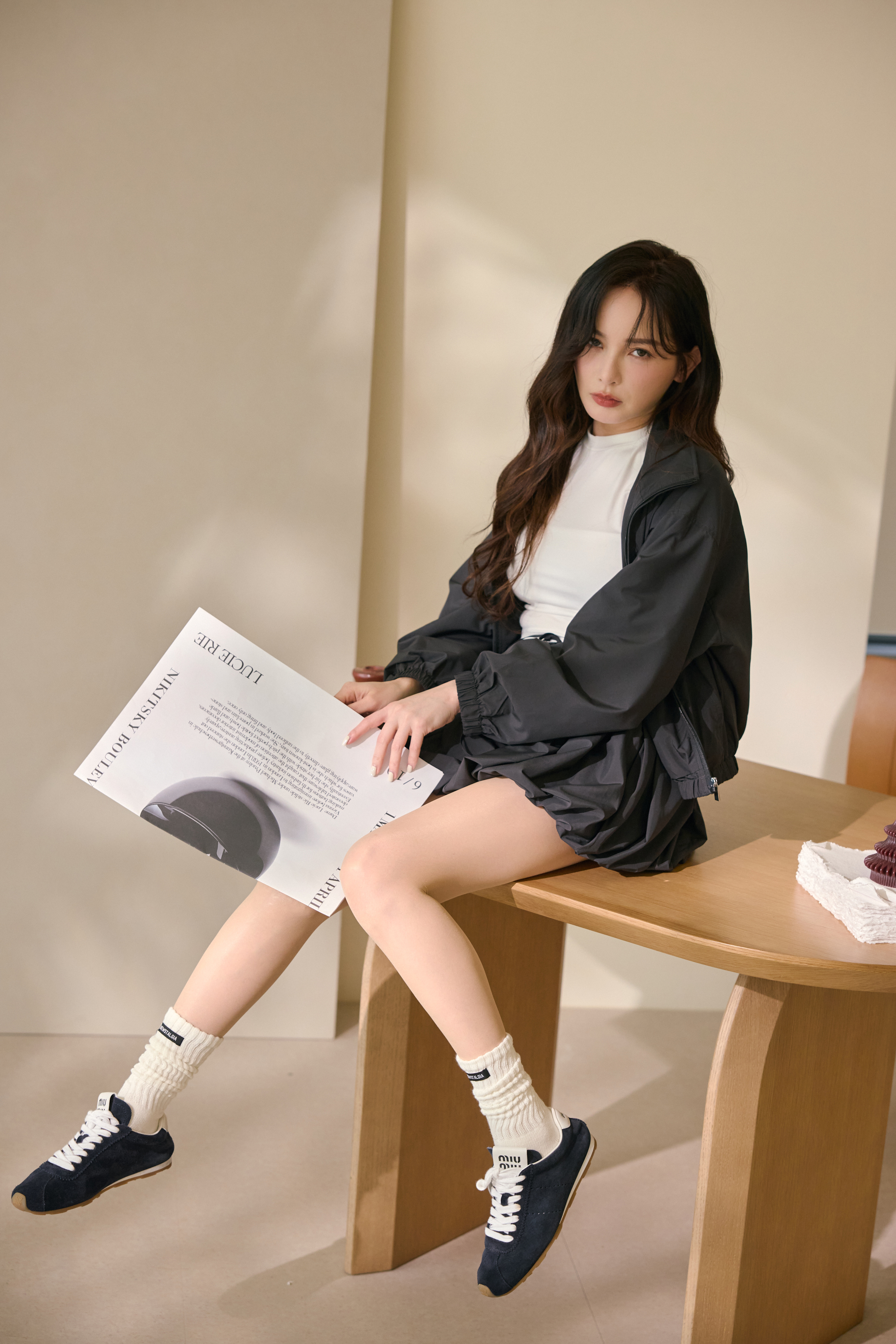 Black Label-防潑水微光澤外套