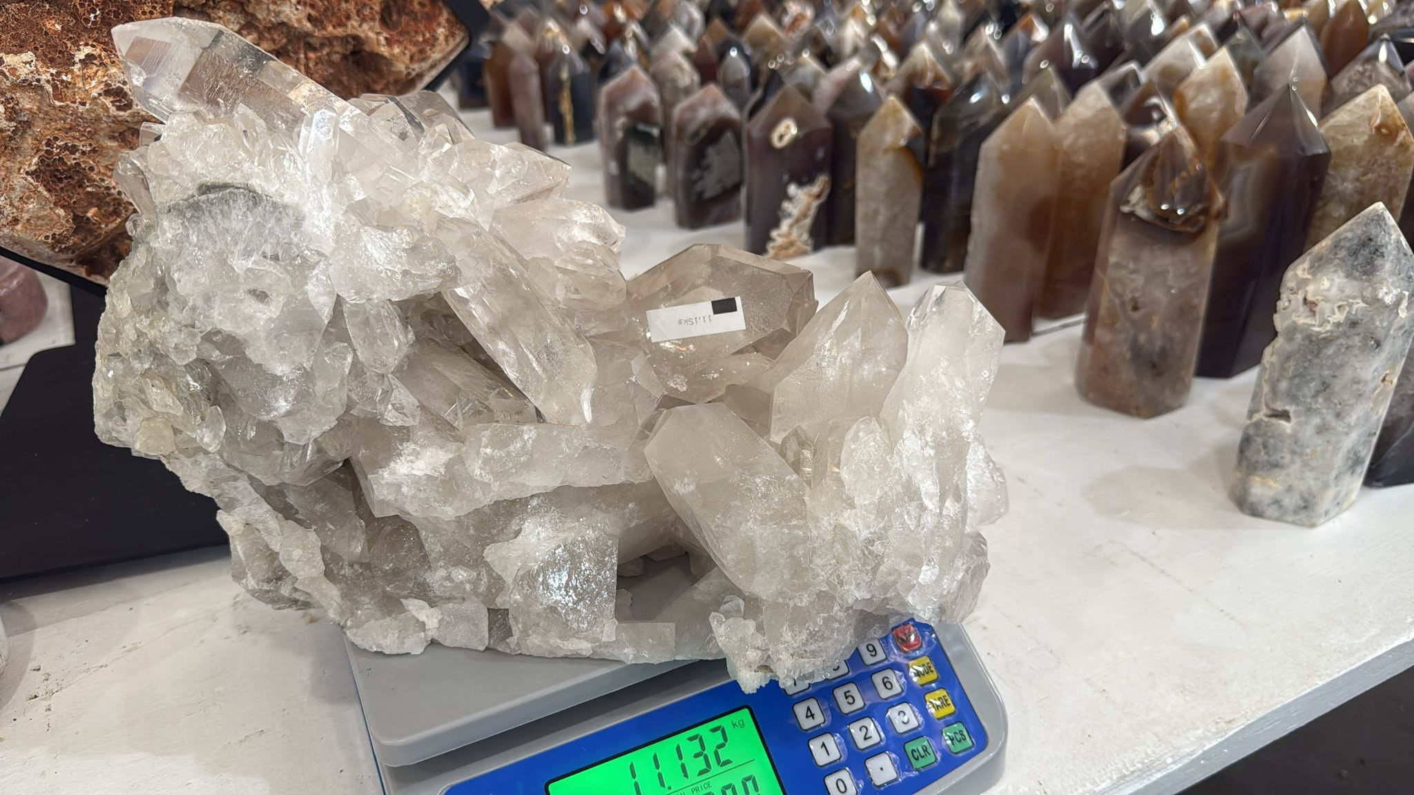 WL1001 白水晶擺件 SSS002 11.13KG