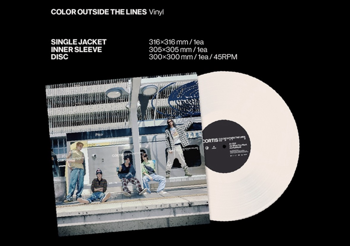 CORTIS The 1st EP [COLOR OUTSIDE THE LINES] (Vinyl)第一張迷你專輯