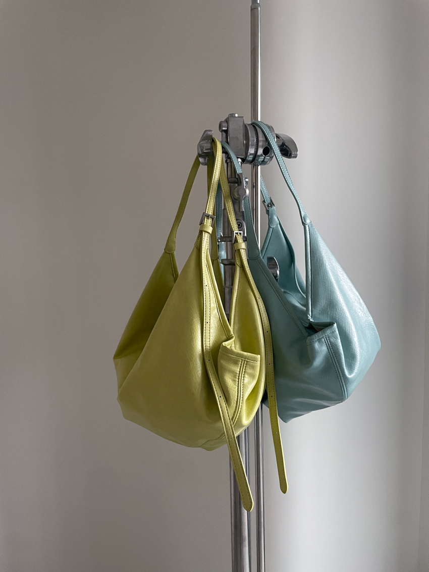 (5colors!) 4way double-strap shoulder bag