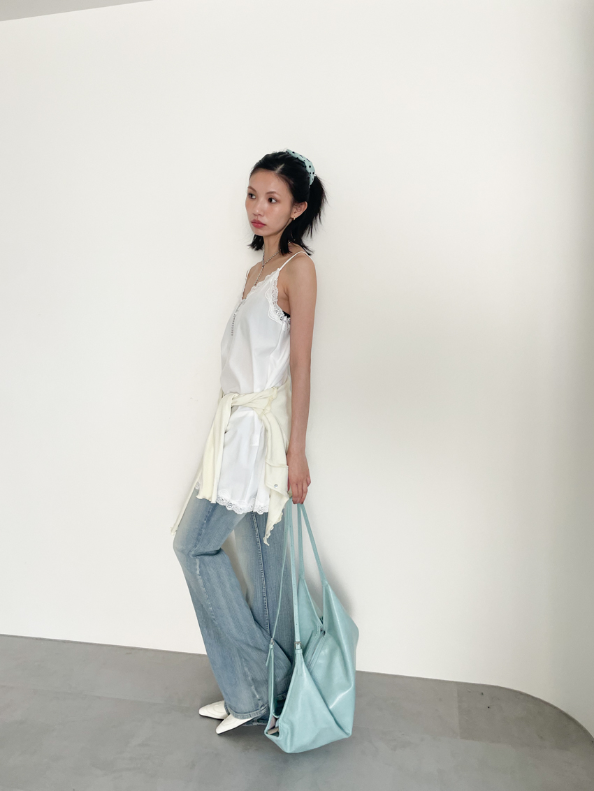 (5colors!) 4way double-strap shoulder bag