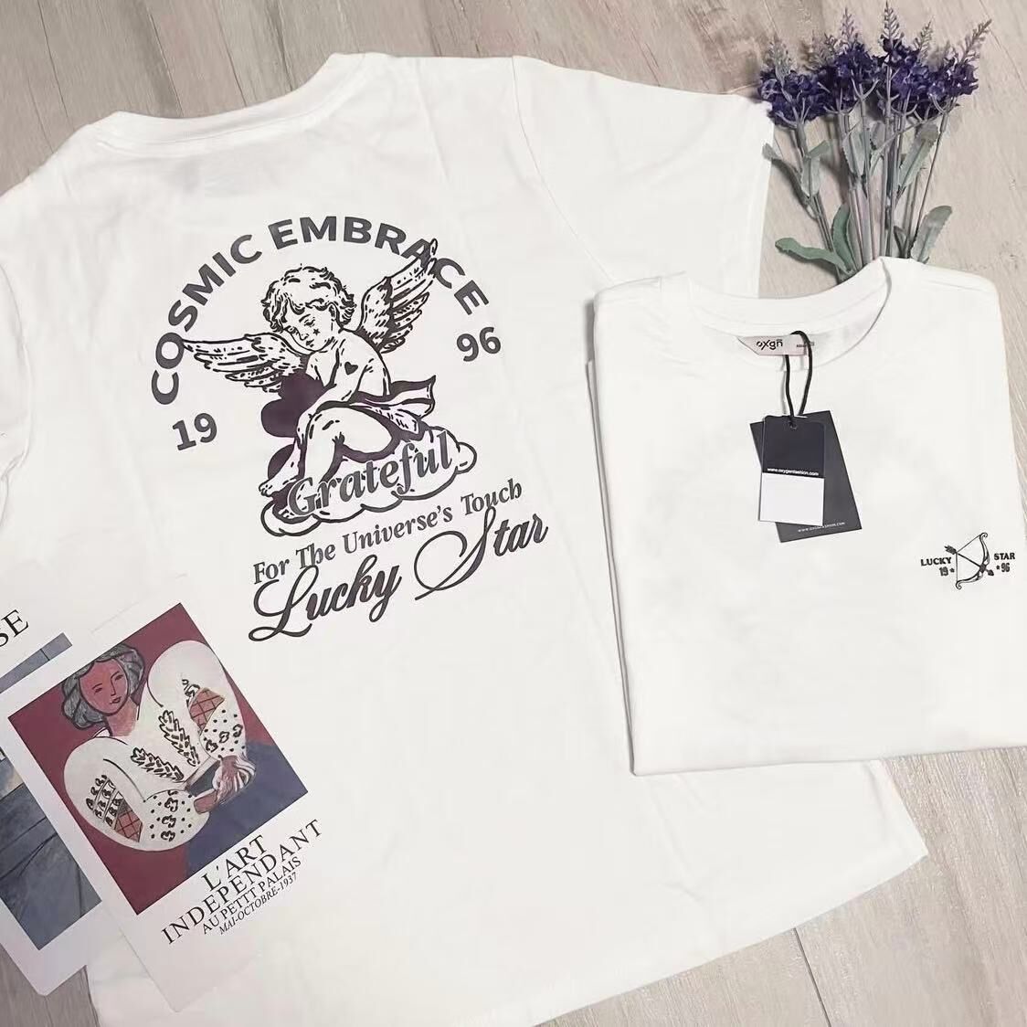 OXGN CUPID BACK PRINT TEE