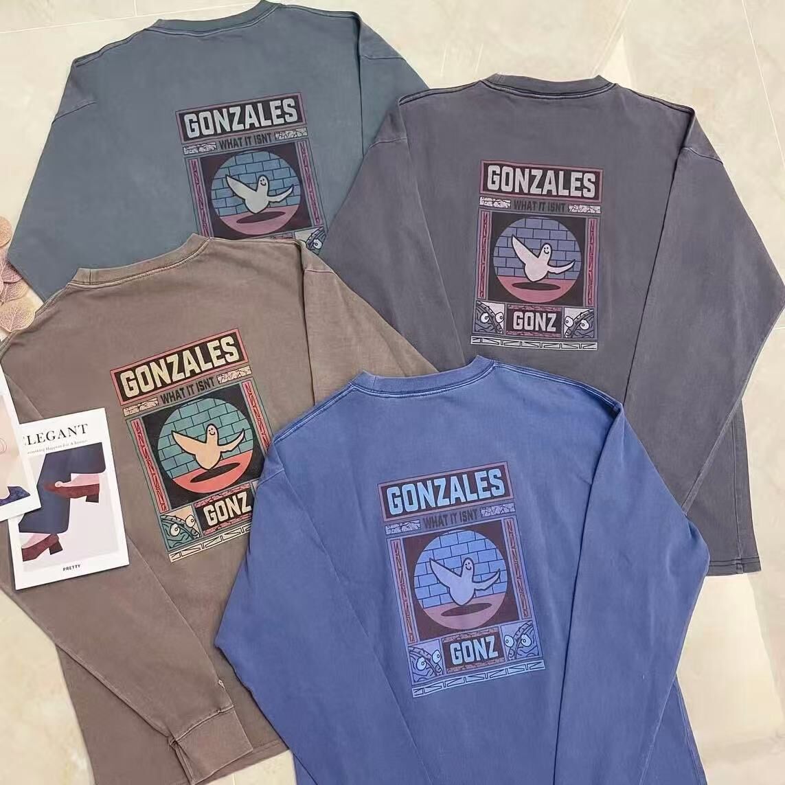 🇯🇵日本代購款 WHAT IT ISNT ART BY MARKGONZALES BACK PRINT LS TEE