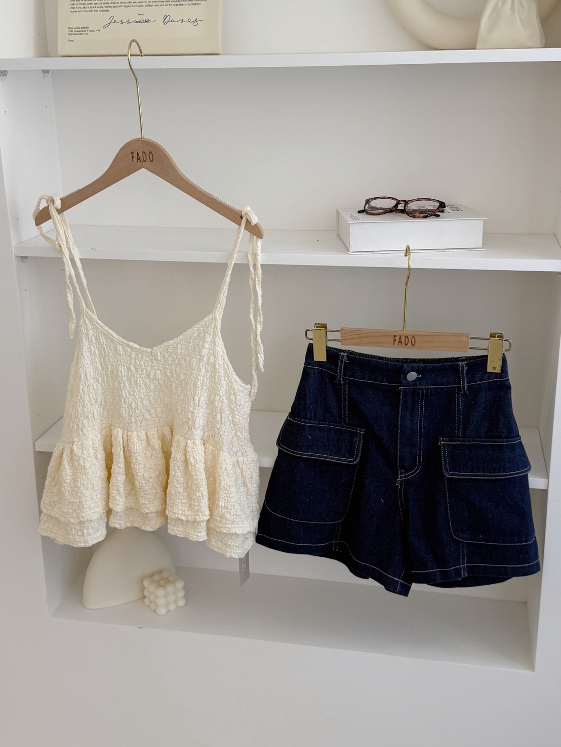 法朵Fado shop｜雙口袋牛仔短褲 2505001 兩色