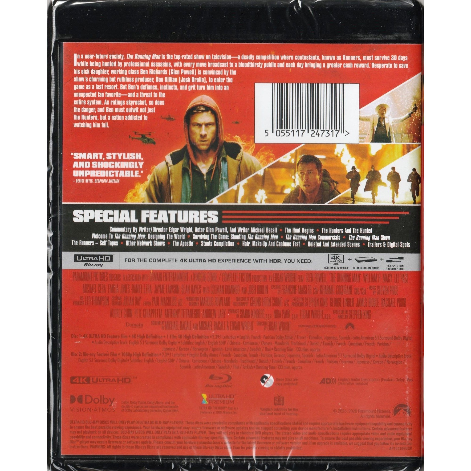 逃亡遊戲 (2025) (4K Ultra HD + Blu-ray)