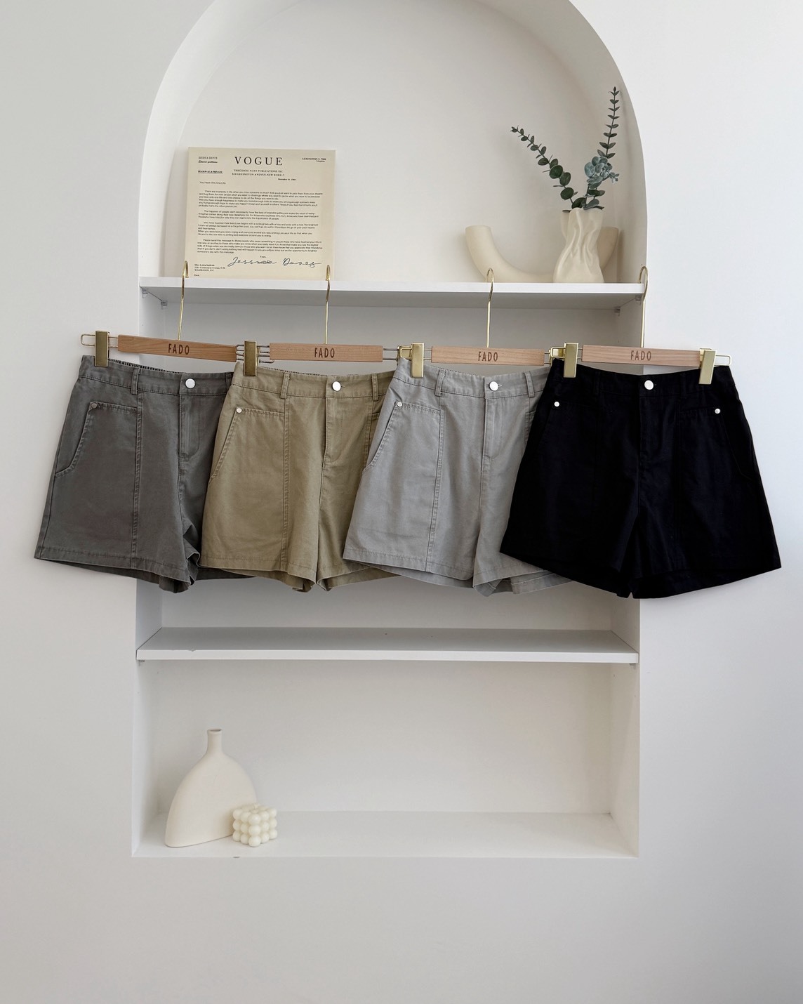 法朵Fado shop｜方口袋水洗短褲 2705002 四色