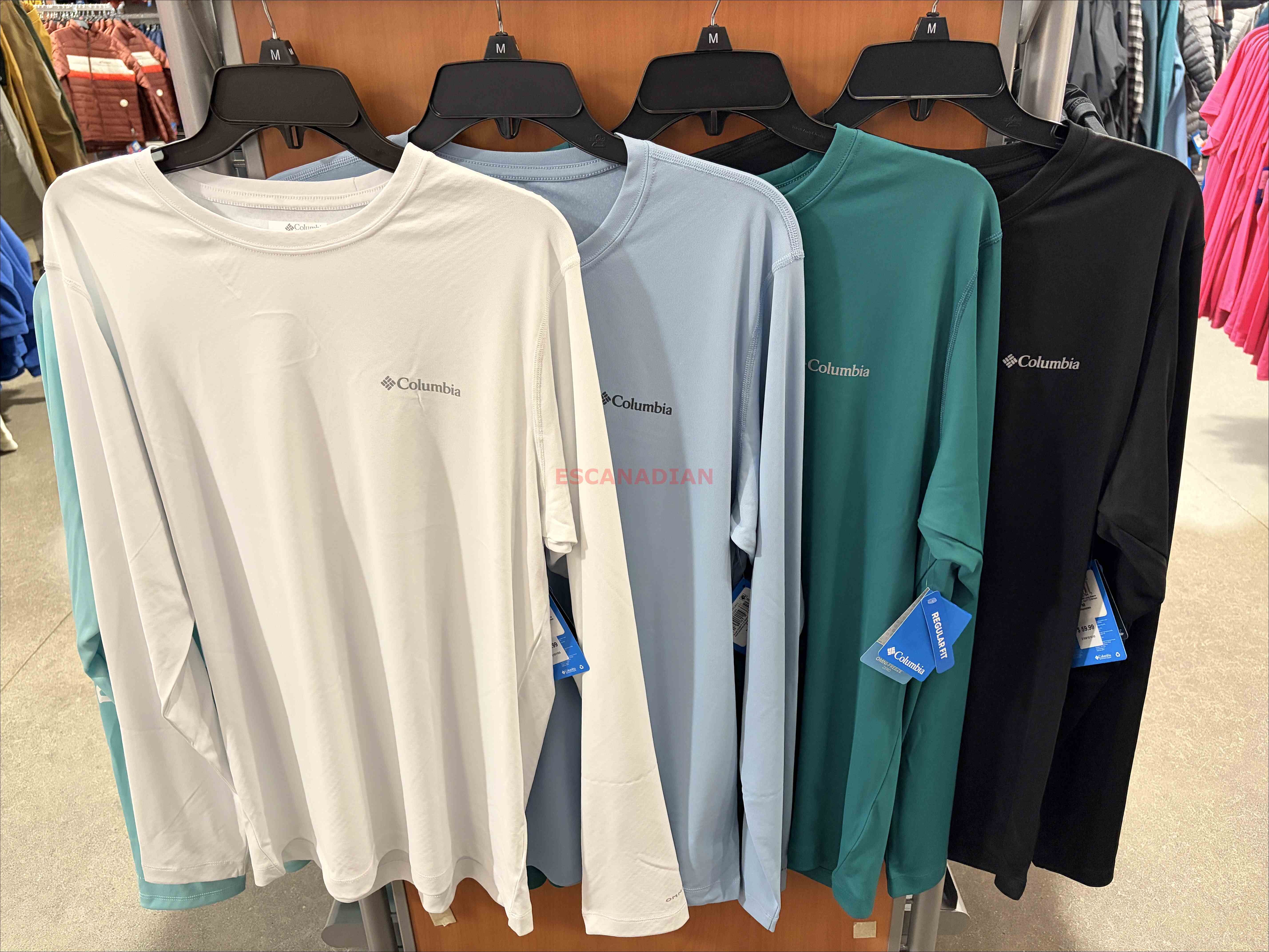 【限時】Columbia  男大人 Omni-Freeze冰點科技 超涼感快乾排汗 滑面材質 長TEE (4色)