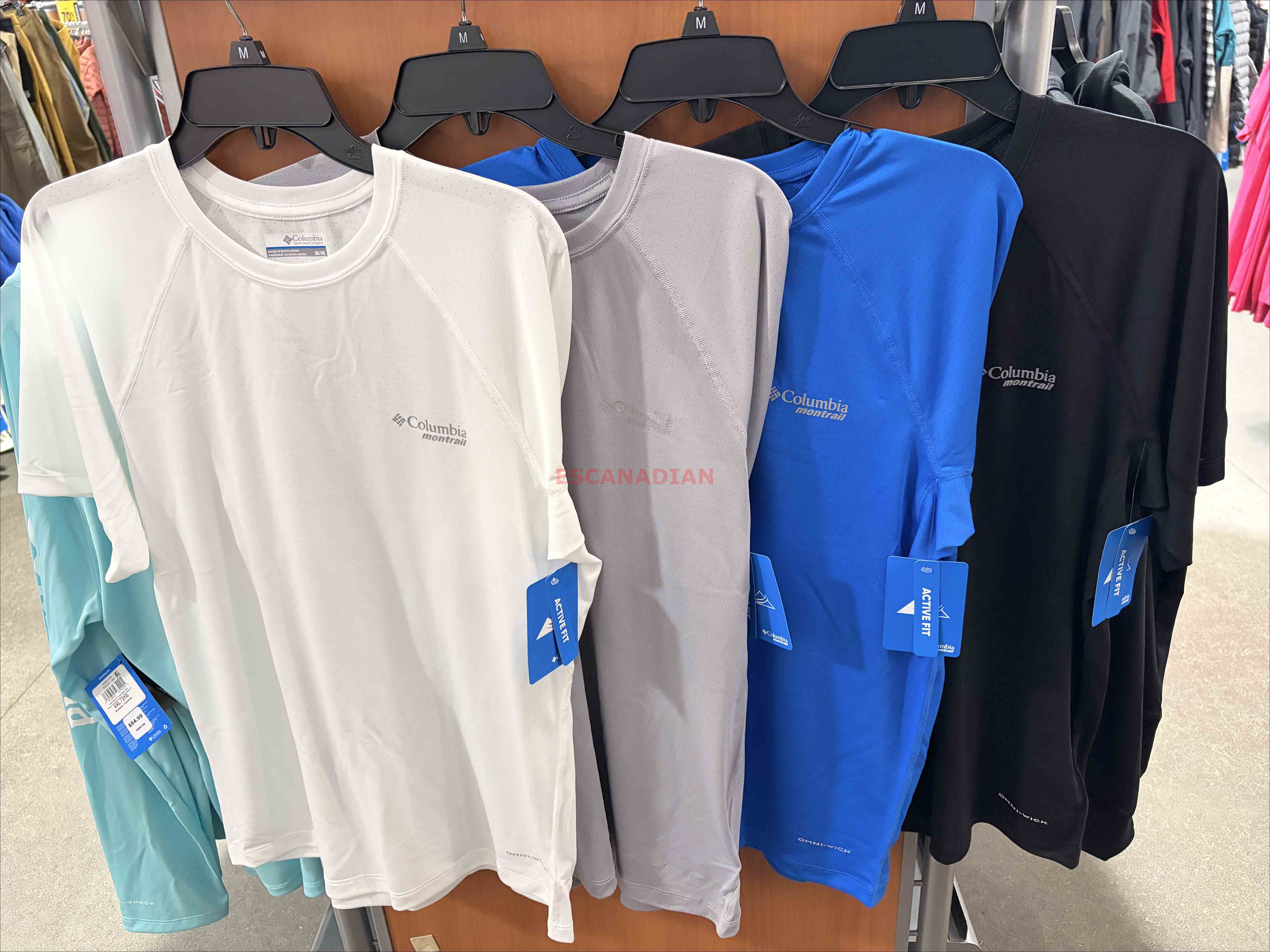 【限時】Columbia  男大人  Montrail機能系列 OMNI WICK排汗速乾科技 反光 彈性材質 短TEE (4色)