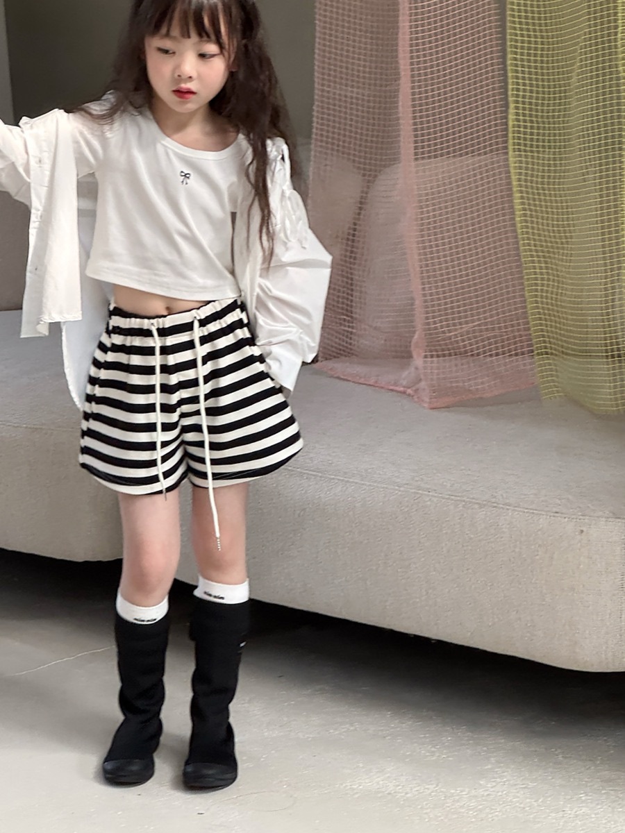黑白條紋A字短褲