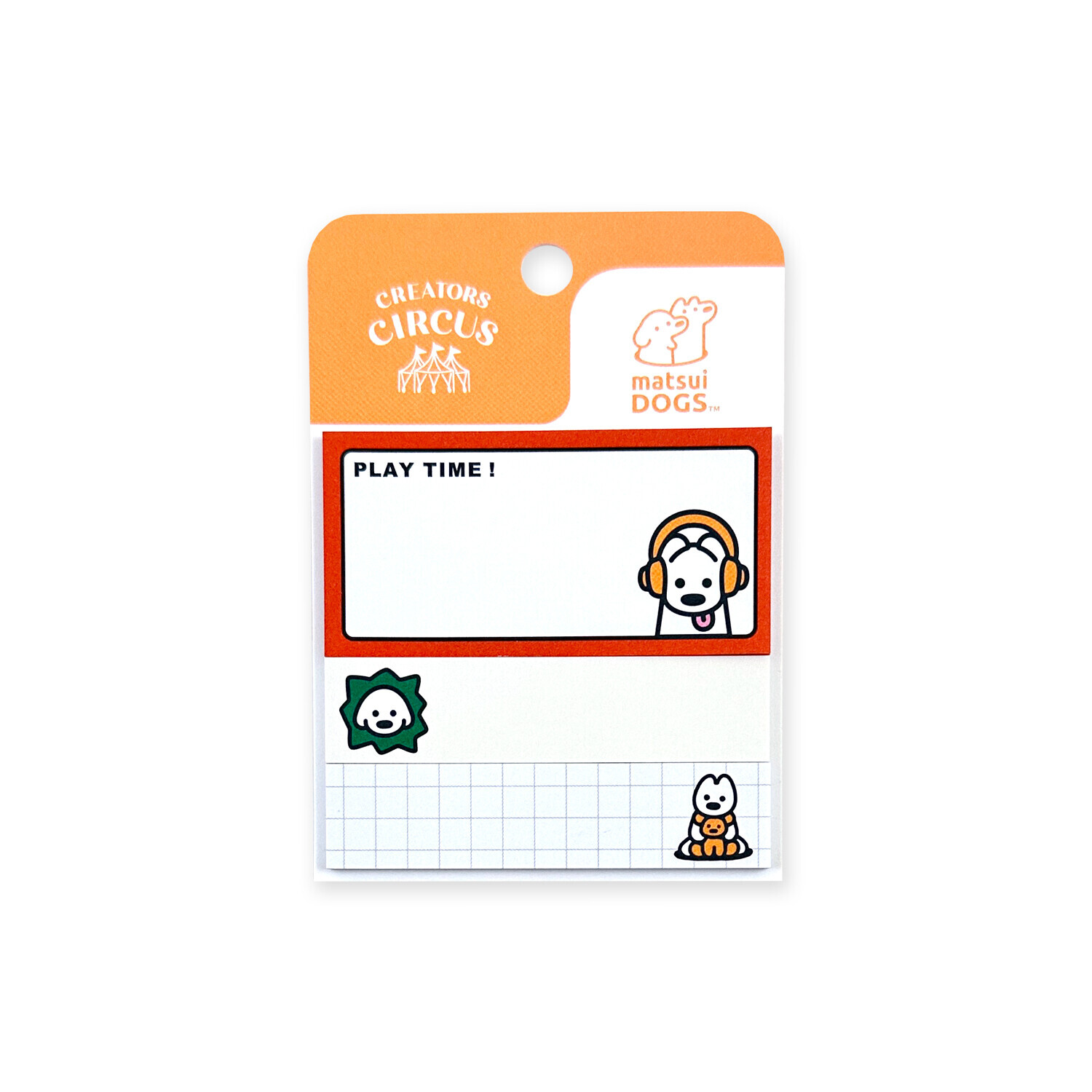 日本Creators Circus x 創作者 便利貼(三款) 共五款