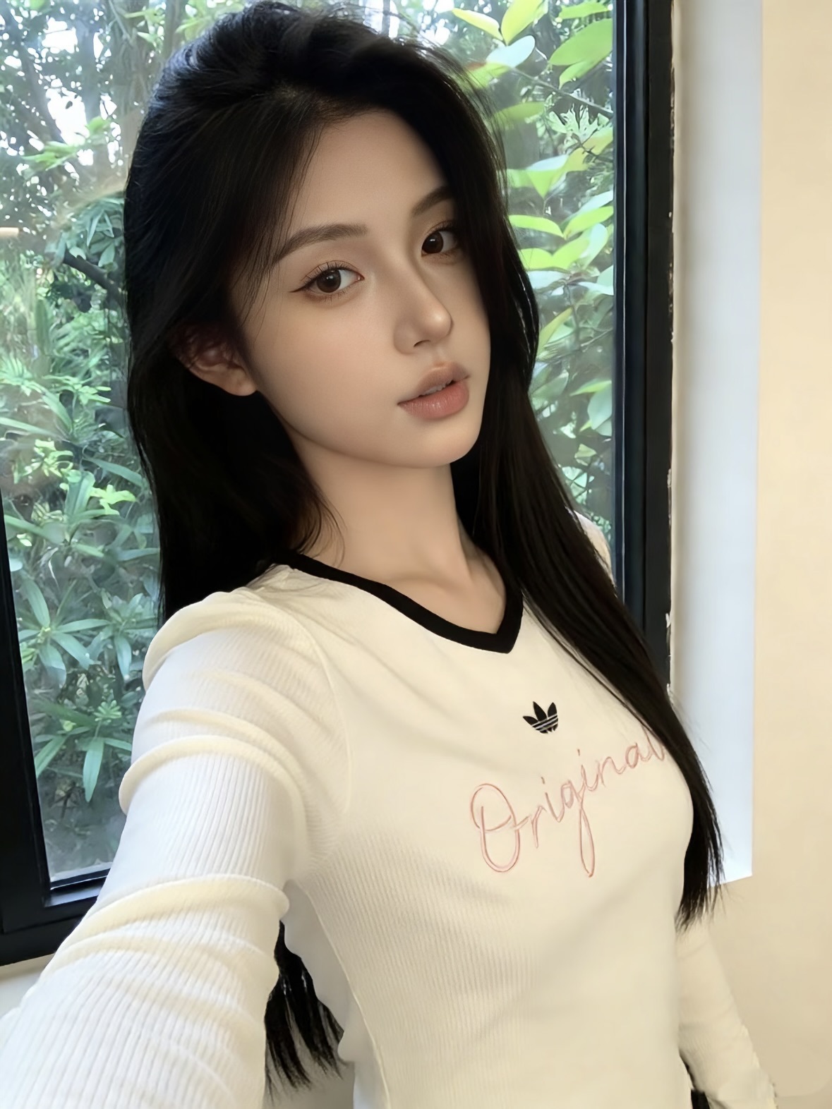 Adidas Originals P Tee LS 長袖V領上衣