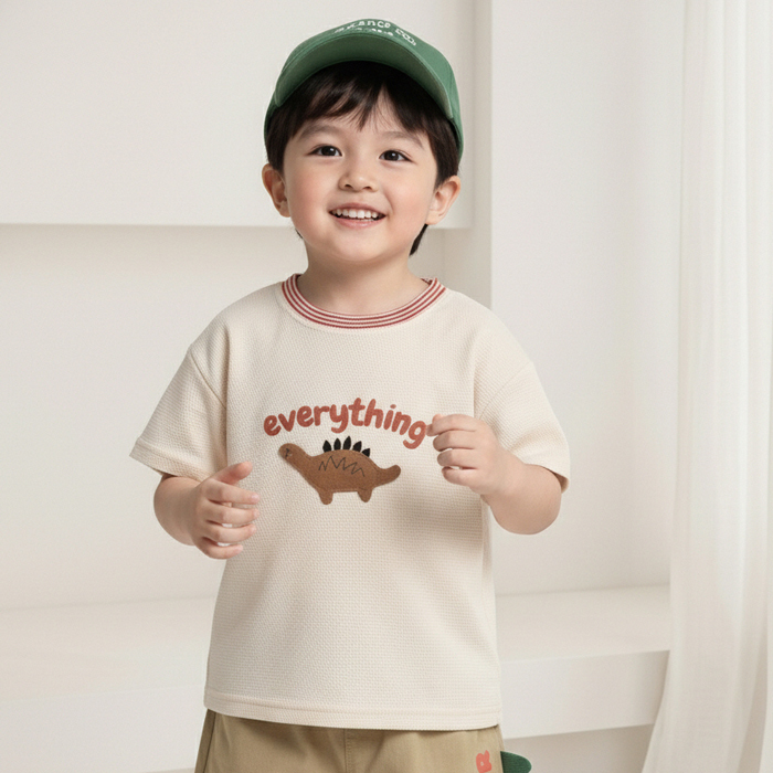 正韓夏Orangemom  兩色立體恐龍上衣