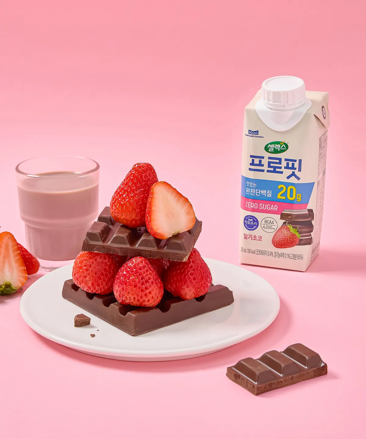 SELEX 蛋白營養飲品 - 草莓巧克力口味 250ml