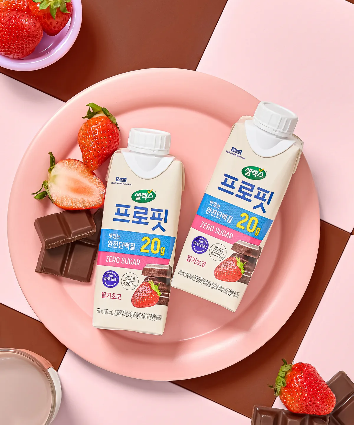 SELEX 蛋白營養飲品 - 草莓巧克力口味 250ml