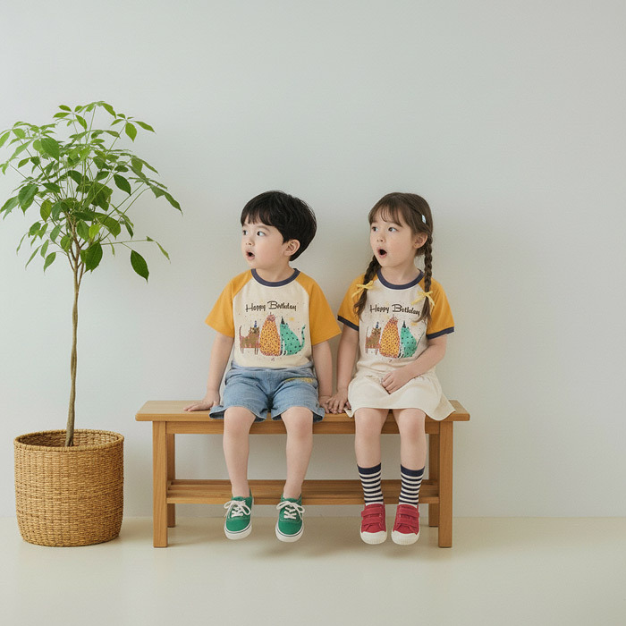 正韓夏Orangemom 兩色生日派對洋裝