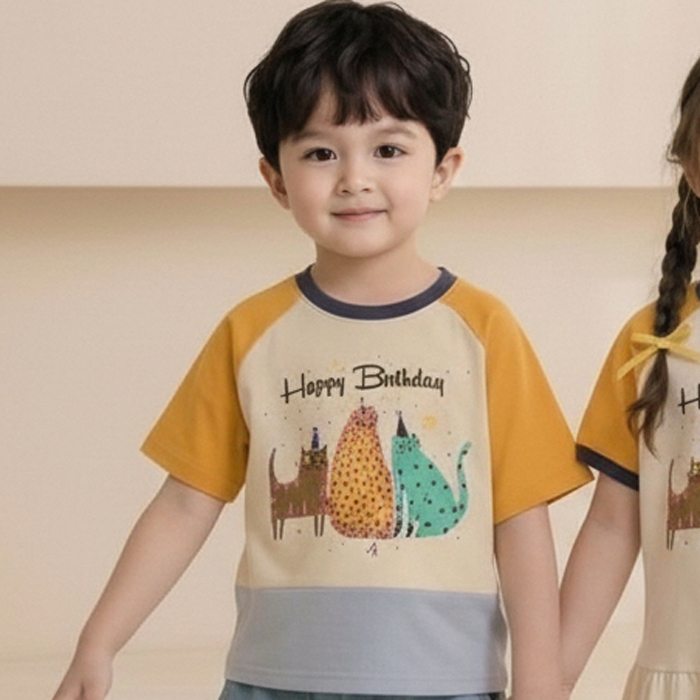 正韓夏Orangemom 兩色生日派對上衣