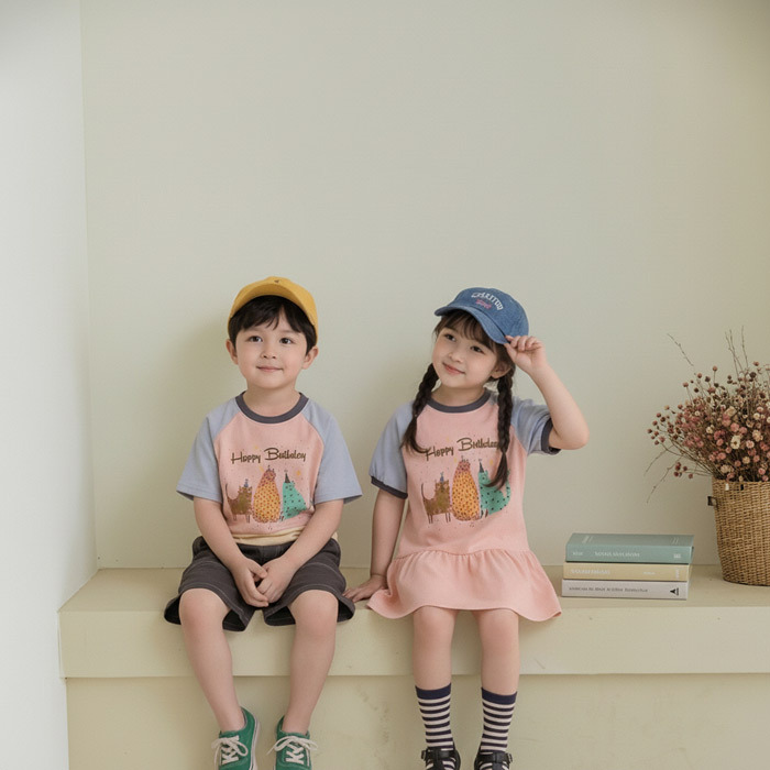 正韓夏Orangemom 兩色生日派對上衣