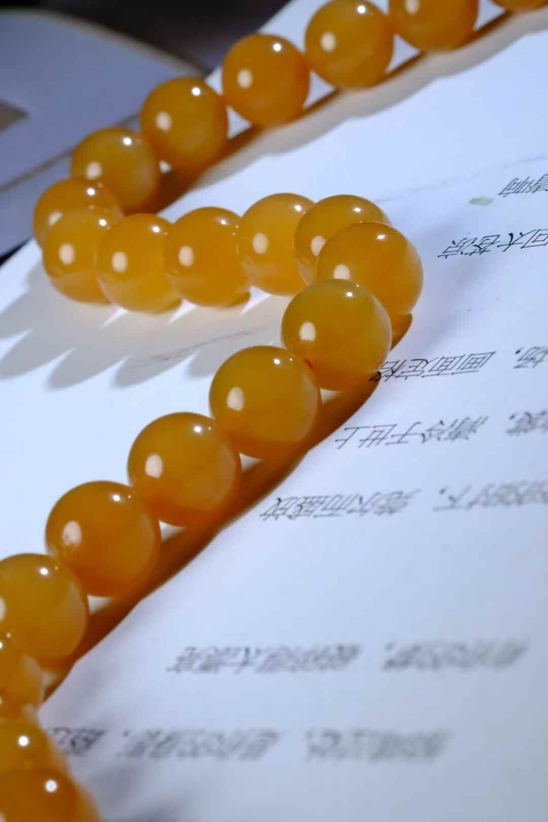 37727 和田玉蜜糖手鏈項鏈兩用款 (8mm直徑)