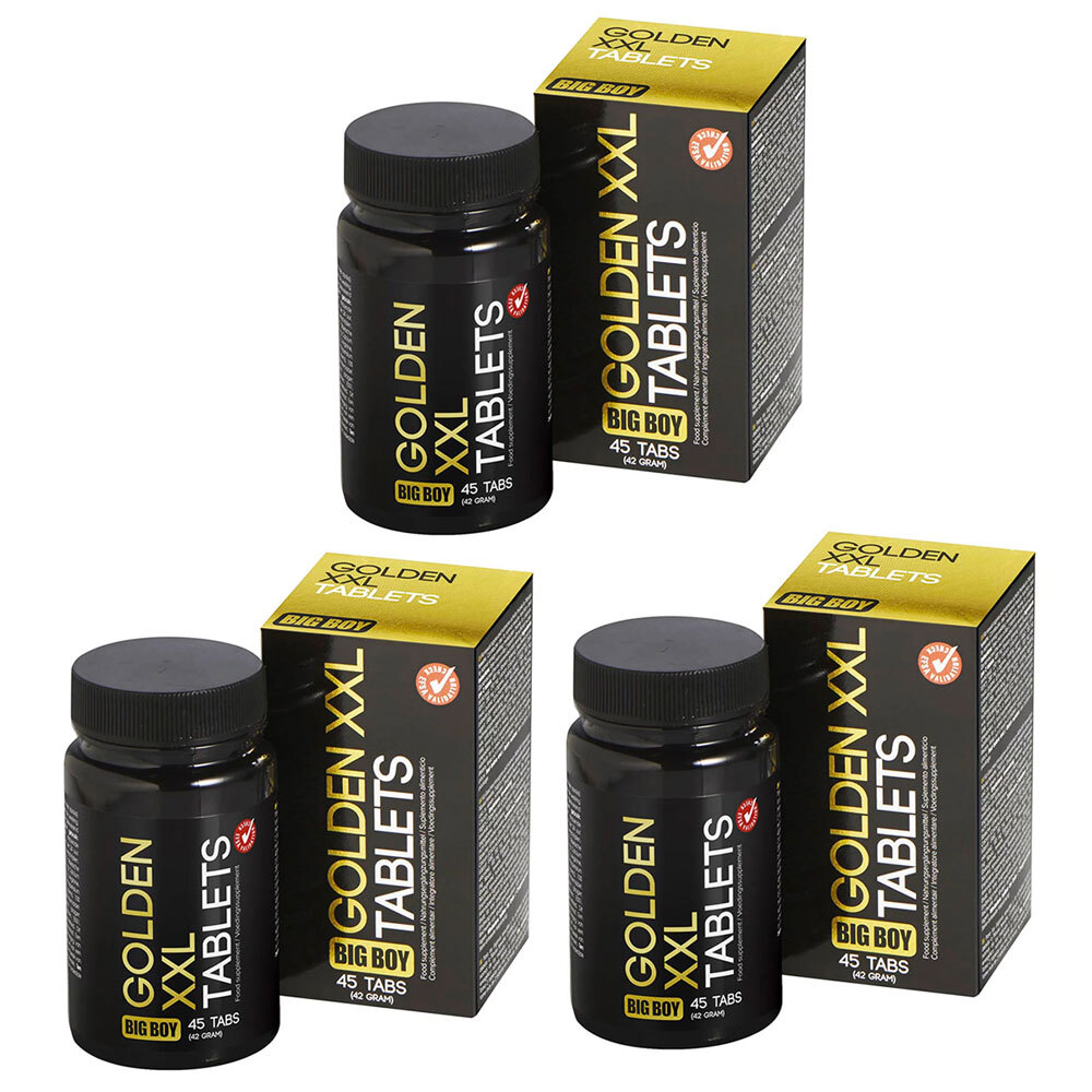 荷蘭 Cobeco BigBoy Golden XXL Tablets 男士增大丸 45粒 x 3盒套裝