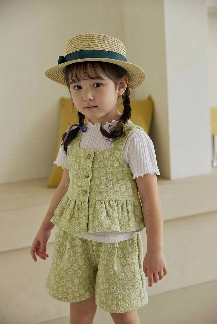 正韓夏Orangemom  親子裝_五色小雛菊短褲