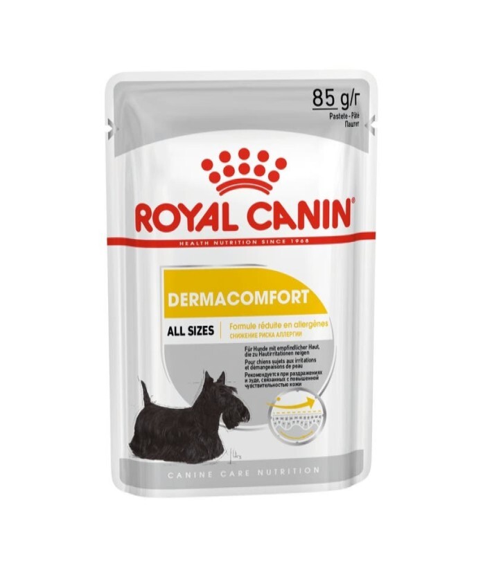 Royal Canin CCN 成犬皮膚舒緩加護主食濕糧(肉塊)【85gx12包】