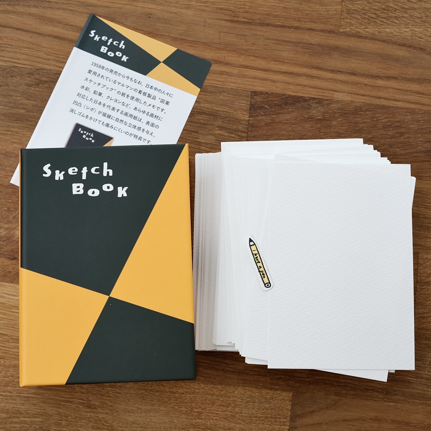 限定 100枚繪圖紙 單張便條 盒裝｜MARUMAN 日本