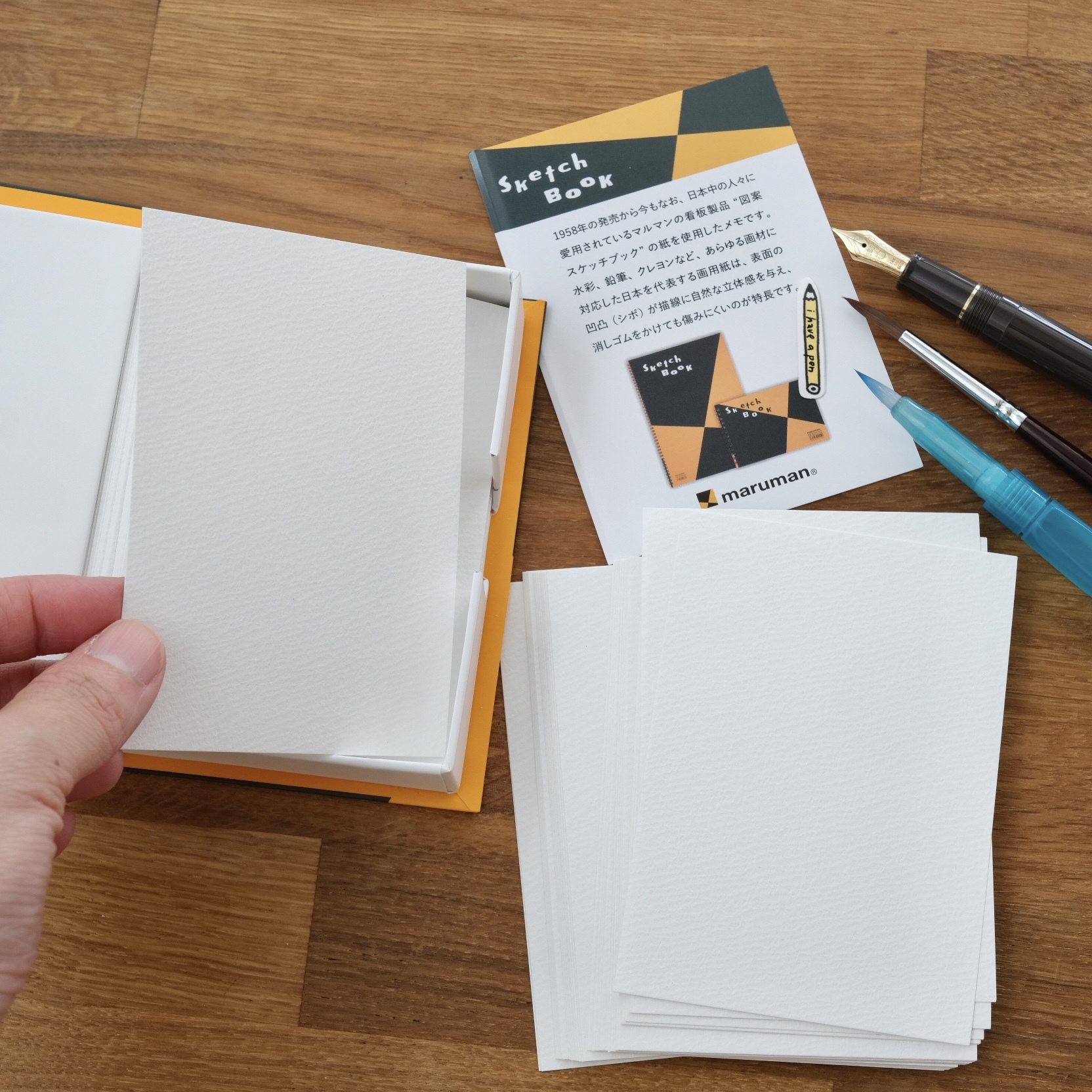 限定 100枚繪圖紙 單張便條 盒裝｜MARUMAN 日本