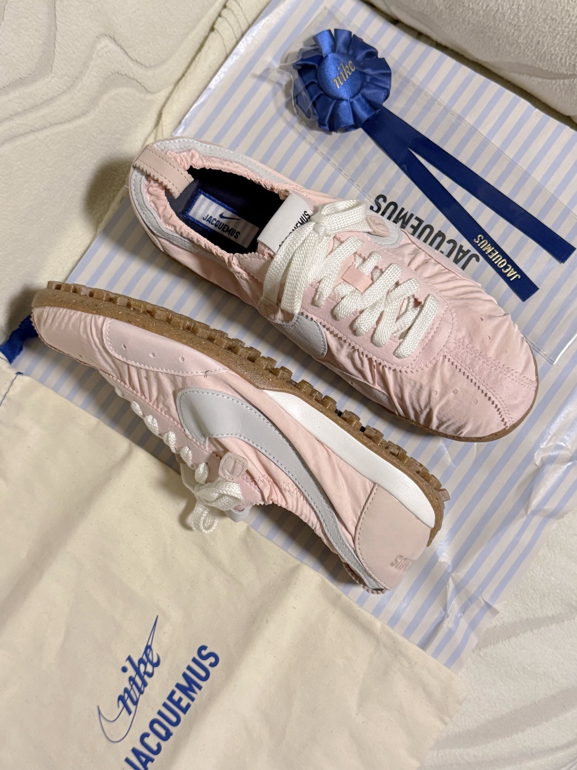 <月亮鞋回歸🌙>Jacquemus x Nike Moon Shoe 鋁光玫粉 女鞋